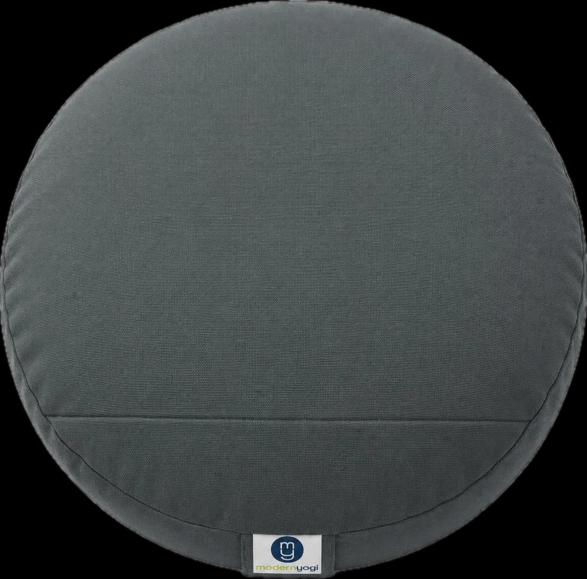 Sitting Cushion in Stone, a round grey cushion