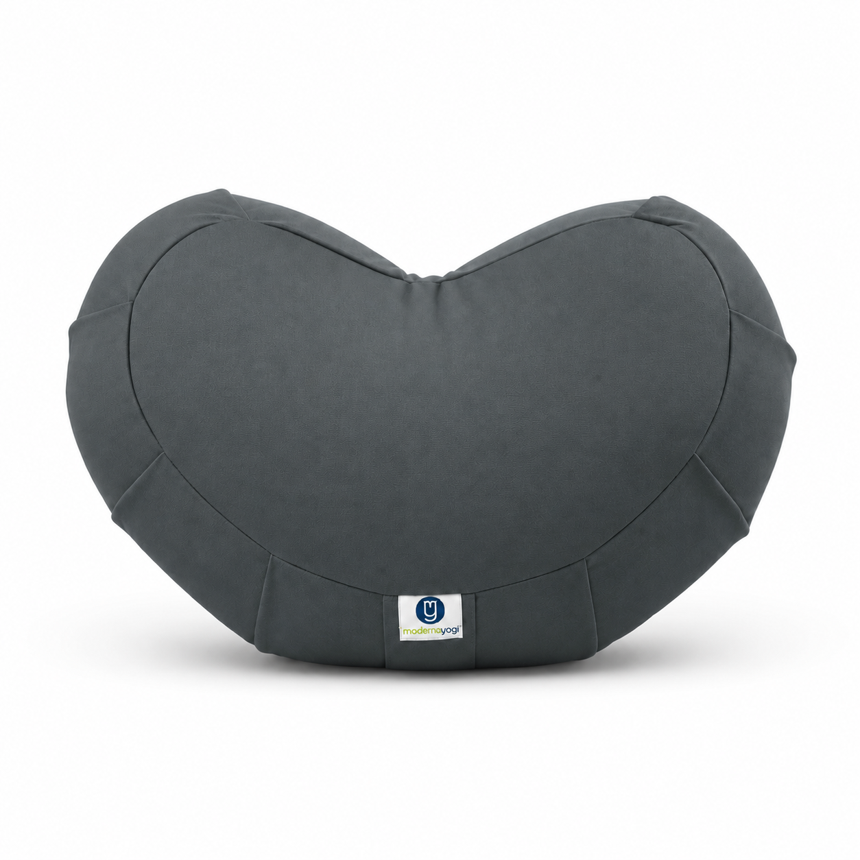 Gray Crescent Zafu Cushion
