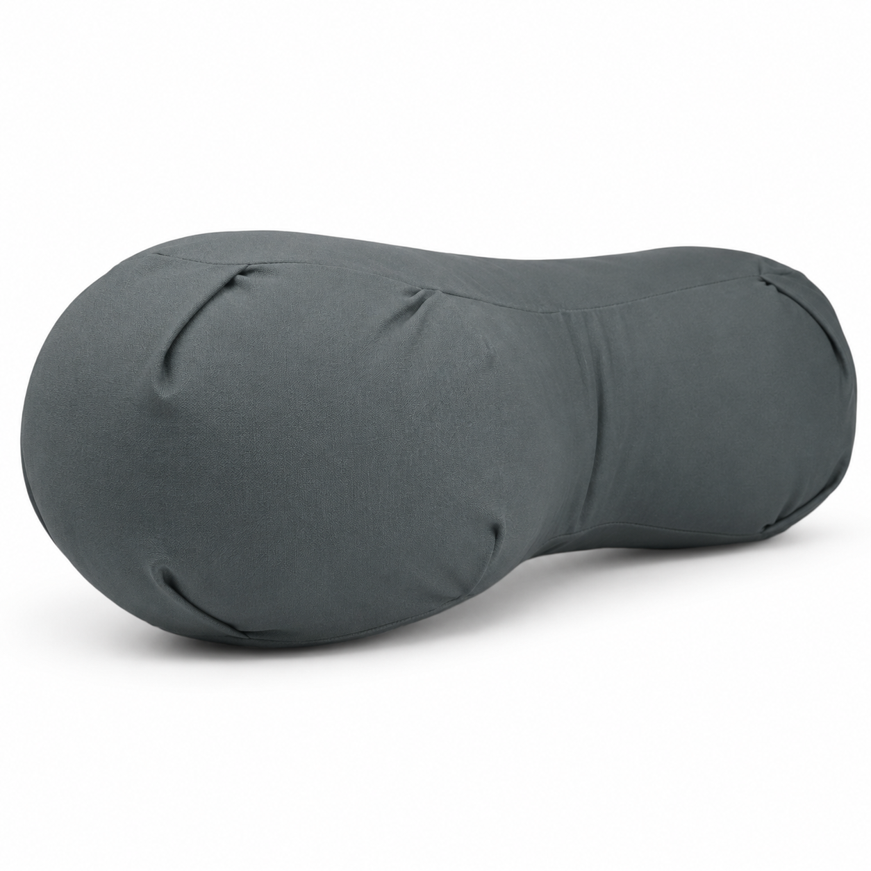 Gray Crescent Zafu Cushion — view 3